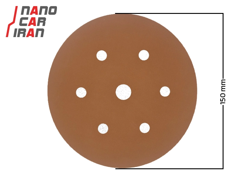 سنباده سایز ۱۵۰ میلی‌ متری ( ۶ اینچ ) ماتادور درجه زبری P100 Matador 150mm ( 6 inch ) Sandpaper P100